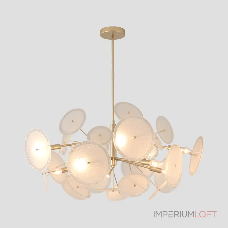 Люстра на штанге Crystal Lux DANDELION DANDELION SP10 GOLD от ImperiumLoft