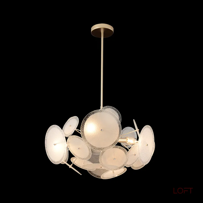 Люстра на штанге Crystal Lux DANDELION DANDELION SP6 GOLD от ImperiumLoft