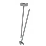 Система направляющих, 3 фазы, 230 В, фиксированная жесткая подвеска (63,5 см) для 3-фазной направляющей линии D Deko-Light 710085 от ImperiumLoft