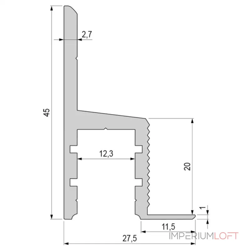 Потолочный профиль Deko-Light 975486 от ImperiumLoft Потолочный профиль Deko-Light 975486 от ImperiumLoft