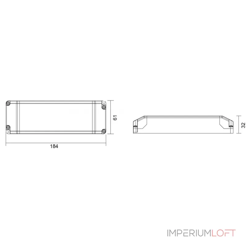 Блок питания для светодиодов BASIC DIM CV 12V 12-50W Deko-Light 862220 от ImperiumLoft