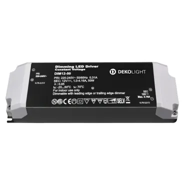 Блок питания для светодиодов BASIC DIM CV 12V 12-50W Deko-Light 862220 Блок питания для светодиодов BASIC DIM CV 12V 12-50W Deko-Light 862220