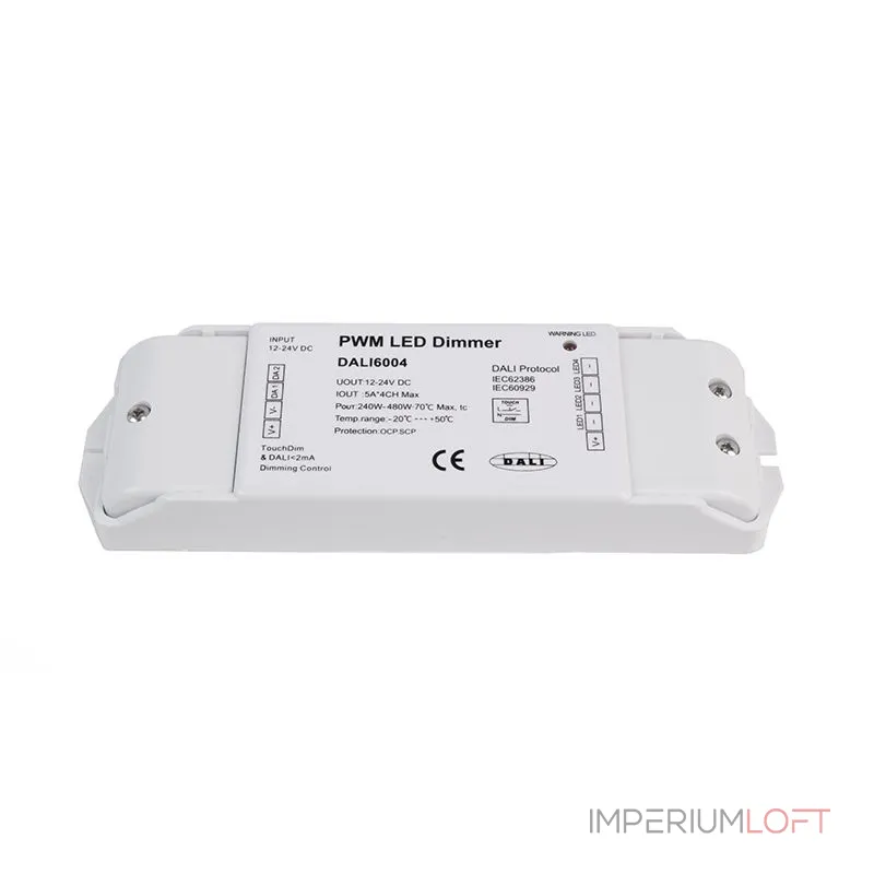 Пульт Deko-Light DALI PWM Dimmer CV 4CH, 12/24V, 5A/Channel 843010 от ImperiumLoft