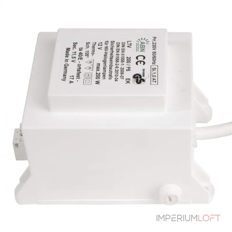 Трансформатор Deko-Light 12VAC, 200 Вт, IP-67 000104 от ImperiumLoft
