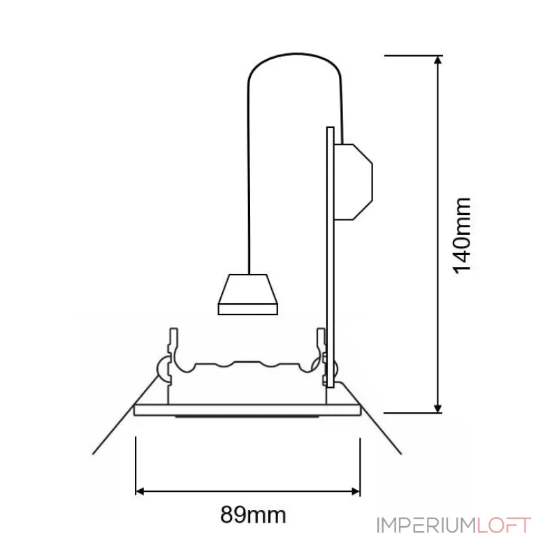 Встраиваемый светильник Deko-Light 110037 от ImperiumLoft