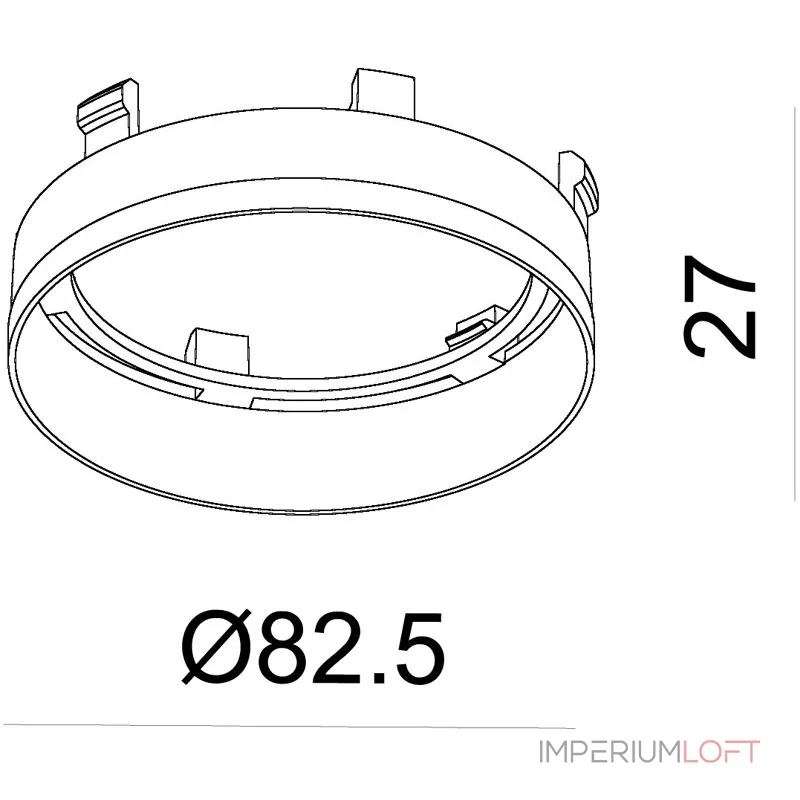 Отражатель-кольцо черное для Series Nihal Deko-Light 930316 от ImperiumLoft Отражатель-кольцо черное для Series Nihal Deko-Light 930316 от ImperiumLoft
