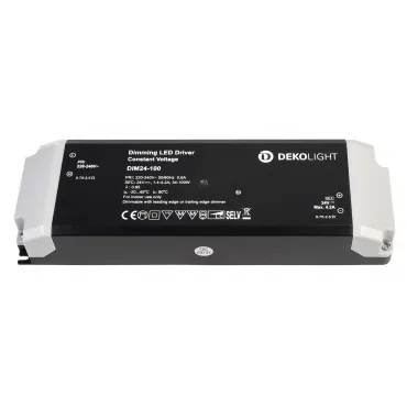 Блок питания для светодиодов BASIC DIM CV 24В 34-100Вт Deko-Light 862242 Блок питания для светодиодов BASIC DIM CV 24В 34-100Вт Deko-Light 862242