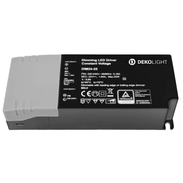 Блок питания для светодиодов BASIC DIM CV 24В 2.5-25Вт Deko-Light 862221 Блок питания для светодиодов BASIC DIM CV 24В 2.5-25Вт Deko-Light 862221