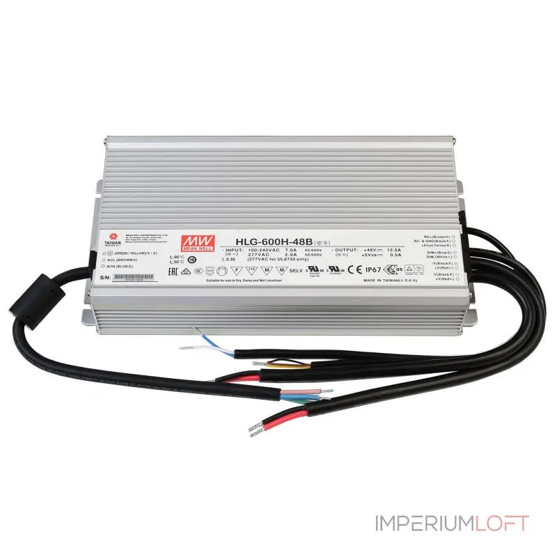 LED-Блок питания DIM, CV, HLG-600H-48B Deko-Light 872126 от ImperiumLoft