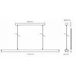 Подвесной светильник Deko-Light Office Three 342147