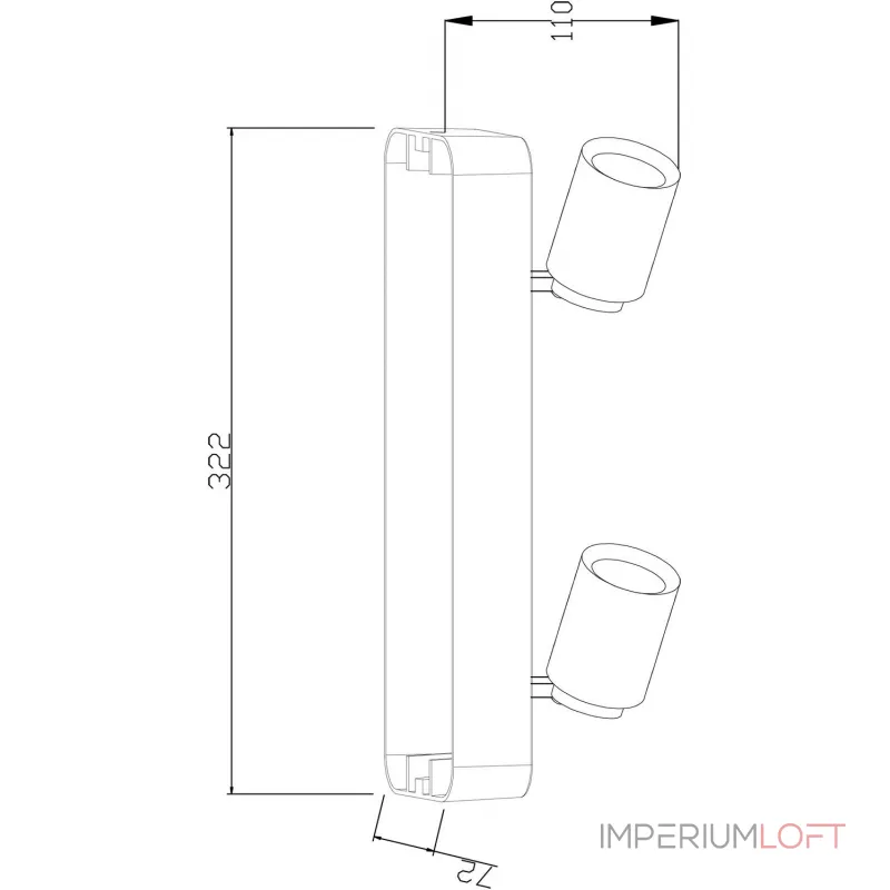 Накладной светильник Deko-Light Librae Linear 348169 от ImperiumLoft
