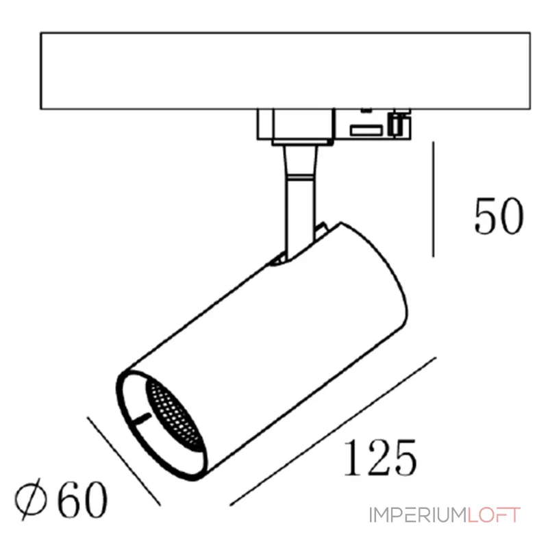Трековый светильник Deko-Light 3-х фазная 230V Horus 707095 от ImperiumLoft