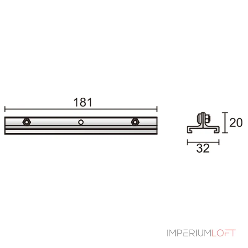Подвесной зажим для подключения 3-х фазной системы Deko-Light D Line 710058 от ImperiumLoft