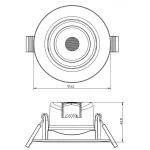 Встраиваемый светильник Deko-Light SMD 565337 от ImperiumLoft