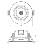 Встраиваемый светильник Deko-Light SMD 565338 от ImperiumLoft