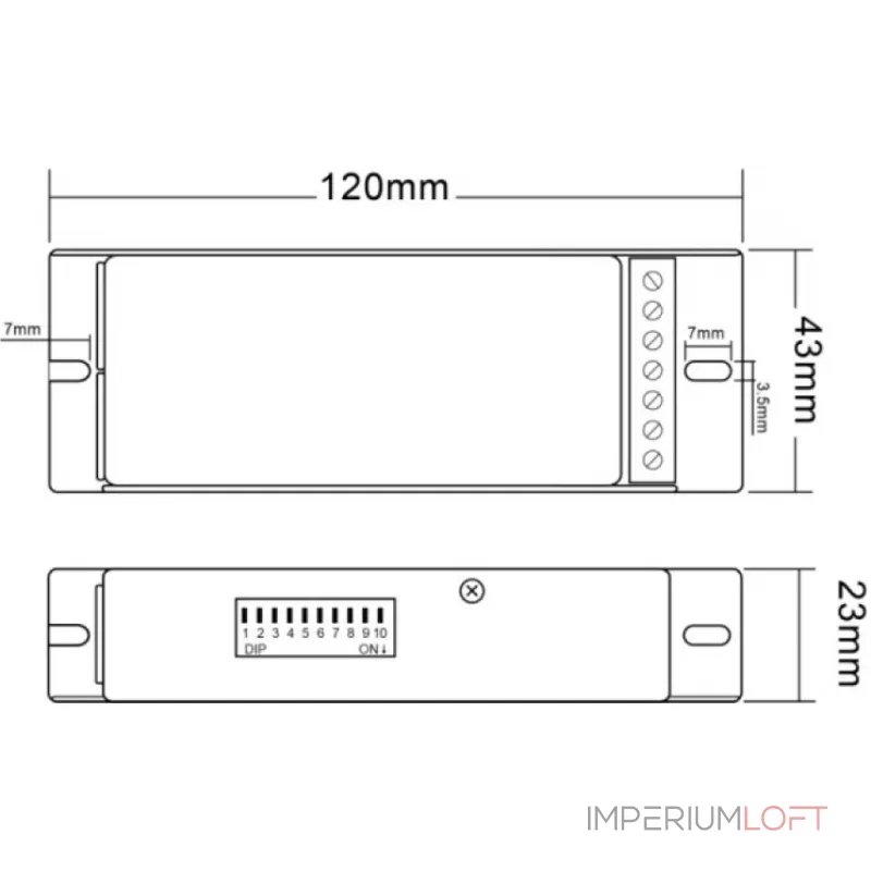 Диммер Deko-Light Dimmer R-DMX 3+1 843273 от ImperiumLoft