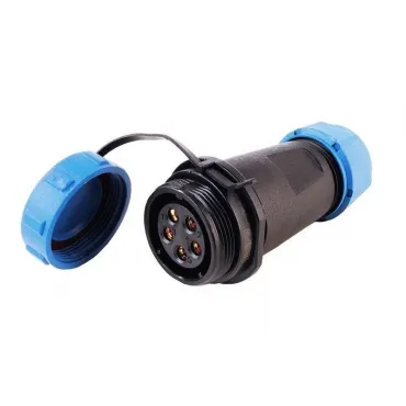 Weipu HQ 12/24/48 В 5-полюсное гнездо Deko-Light 940056 Weipu HQ 12/24/48 В 5-полюсное гнездо Deko-Light 940056