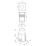 Встраиваемый светильник Deko-Light Square COB 730468 от ImperiumLoft