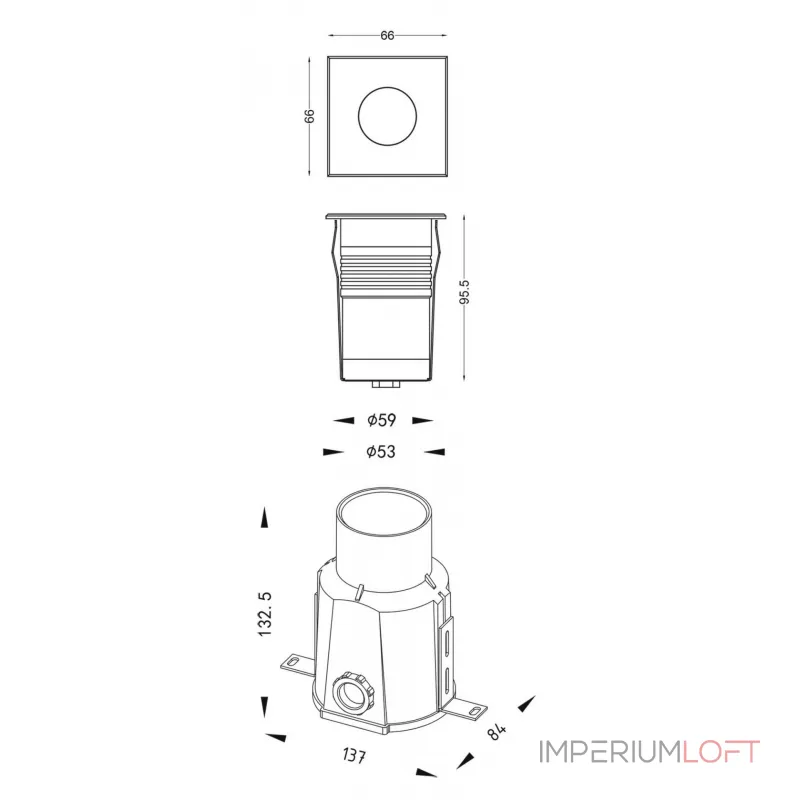 Встраиваемый светильник Deko-Light Square COB 730468 от ImperiumLoft Встраиваемый светильник Deko-Light Square COB 730468 от ImperiumLoft