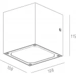 Уличный настенный светильник Deko-Light Cubodo 731024 от ImperiumLoft