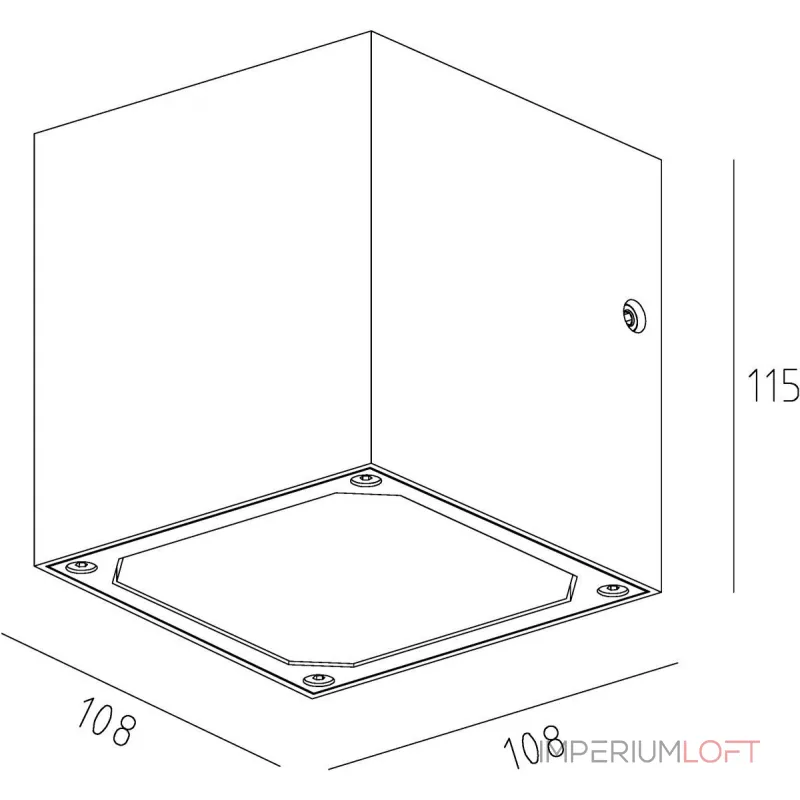 Уличный настенный светильник Deko-Light Cubodo 731024 от ImperiumLoft