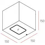 Уличный настенный светильник Deko-Light Jabbah 731128 от ImperiumLoft