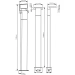 Уличный столб Deko-Light Robi flex 733007 от ImperiumLoft
