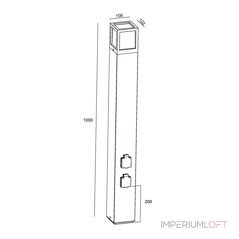 Уличный столб Deko-Light Facado 733065 от ImperiumLoft Уличный столб Deko-Light Facado 733065 от ImperiumLoft