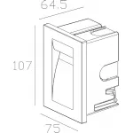 Встраиваемый светильник Deko-Light Yvette 763007 от ImperiumLoft