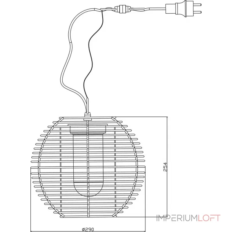 Уличный подвесной светильник Deko-Light Velorum 836020 от ImperiumLoft