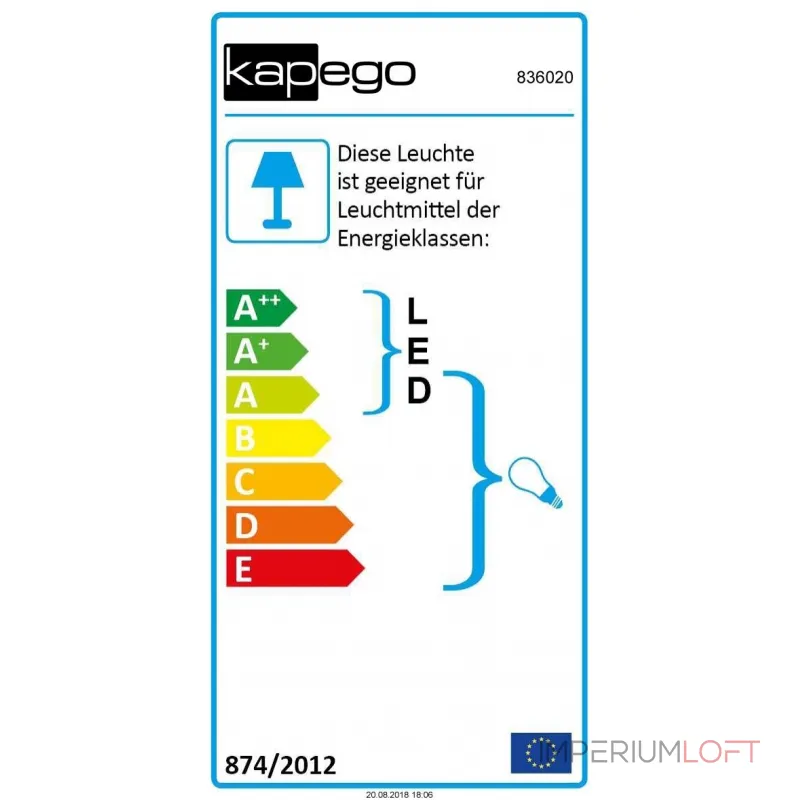 Уличный подвесной светильник Deko-Light Velorum 836020 от ImperiumLoft