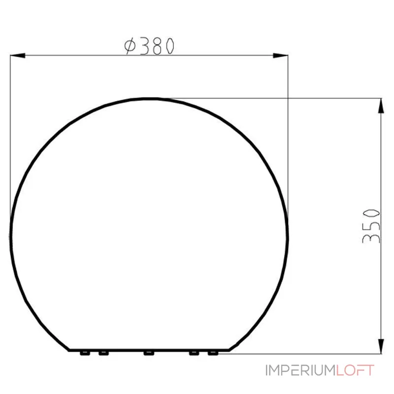 Уличный напольный светильник Deko-Light Bowl Light 836961 от ImperiumLoft
