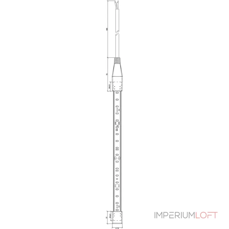 Лента гибкая светодиодная 2835-84-230В-3000К-15м ПВХ Deko-Light 840386 от ImperiumLoft