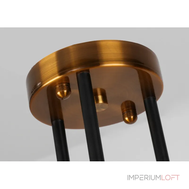 Люстра на штанге Delight Collection Bistro Globe 9389P/6 black/gold от ImperiumLoft