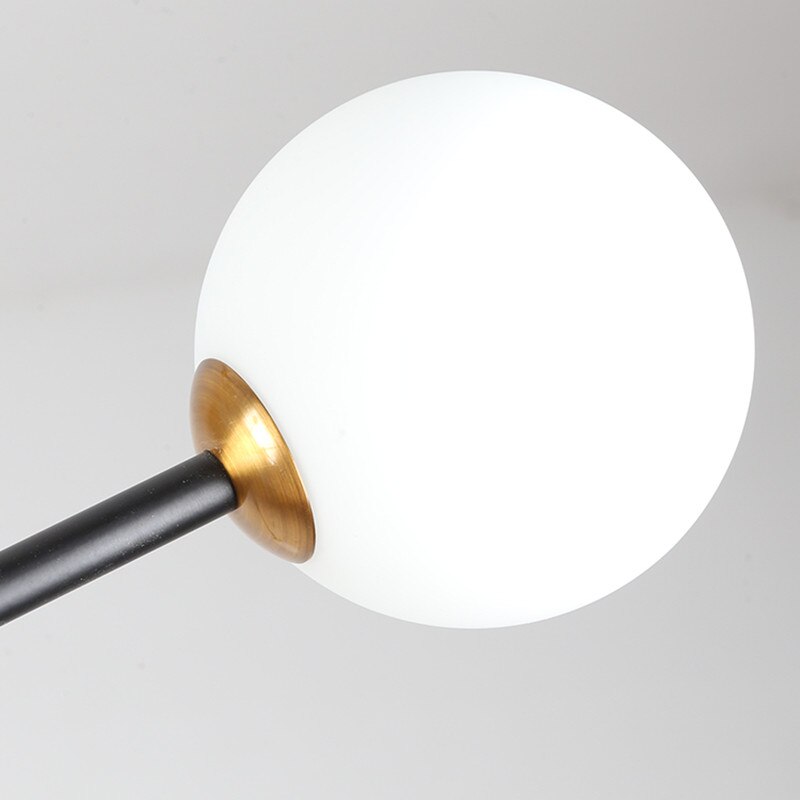 Люстра на штанге Delight Collection Bistro Globe 9389P/6 black/gold от ImperiumLoft