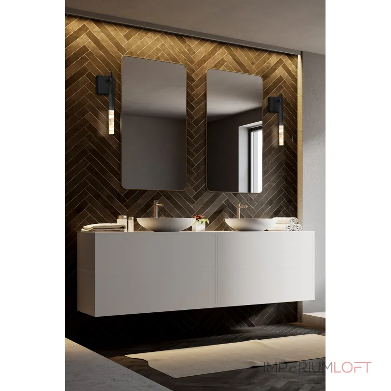 Настенный светильник Delight Collection Vita MB7747-1A matt black от ImperiumLoft