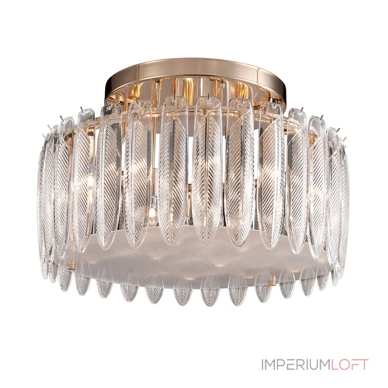 Потолочный светильник Delight Collection Piuma MX22027002-D65 gold от ImperiumLoft Потолочный светильник Delight Collection Piuma MX22027002-D65 gold от ImperiumLoft