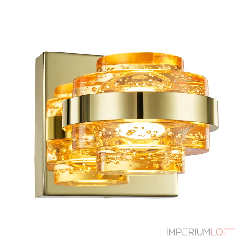 Настенный светильник Delight Collection Indiana MB22030002-1A gold/champagne от ImperiumLoft