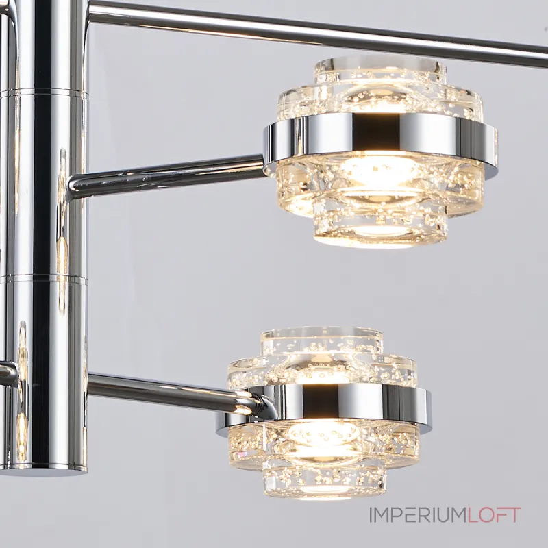 Люстра на штанге Delight Collection Indiana MX22030002-6A chrome/clear