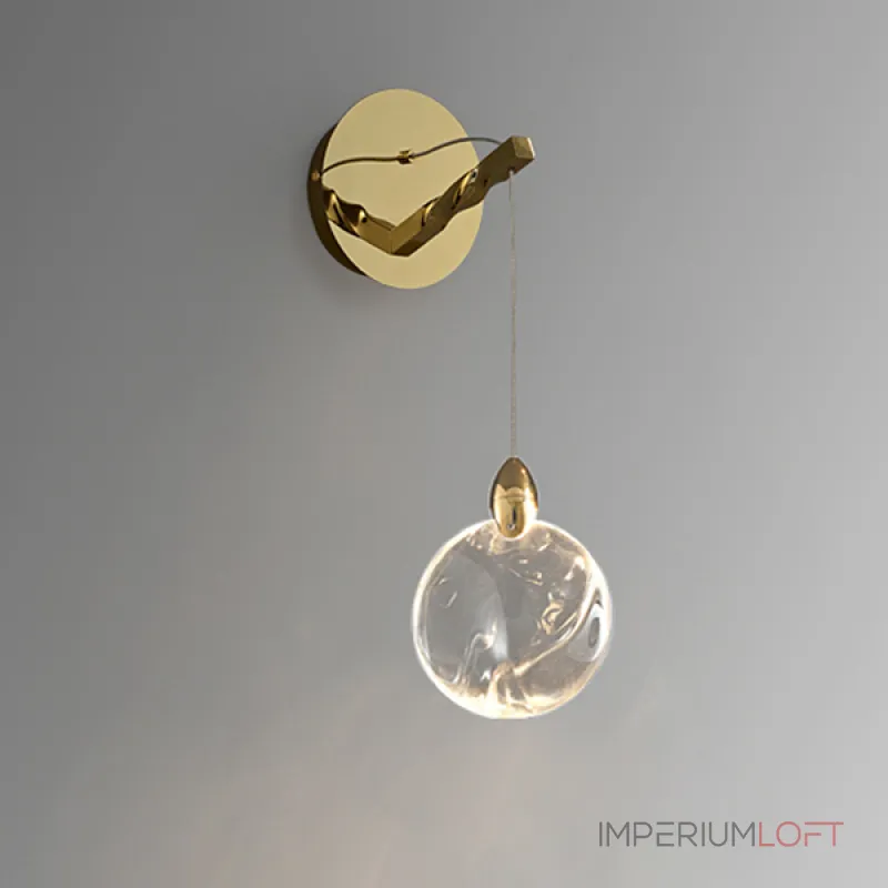 Светильник настенный Delight Collection Colvin MT9176-1WB titanium gold от ImperiumLoft