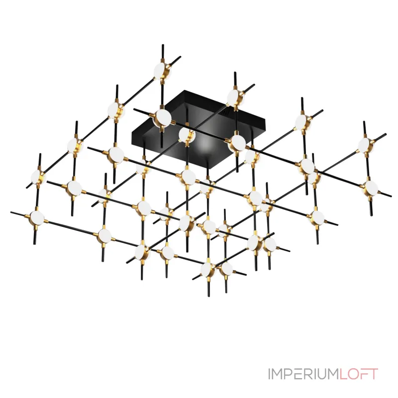 Потолочный светильник Delight Collection Molecular MX18001067-36A black/gold от ImperiumLoft