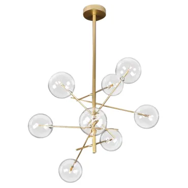Люстра на штанге Delight Collection Globe Mobile 9307P-8A gold