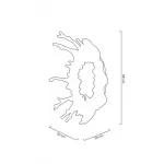 Зеркало настенное Delight Collection Mirror 8658W/L clear от ImperiumLoft