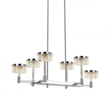 Люстра на штанге Delight Collection Diamond cut MD21020075-6B chrome Люстра на штанге Delight Collection Diamond cut MD21020075-6B chrome