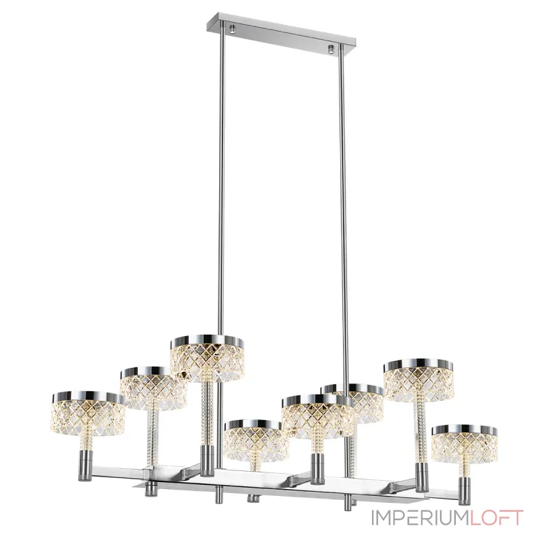 Люстра на штанге Delight Collection Diamond cut MD21020075-8B chrome