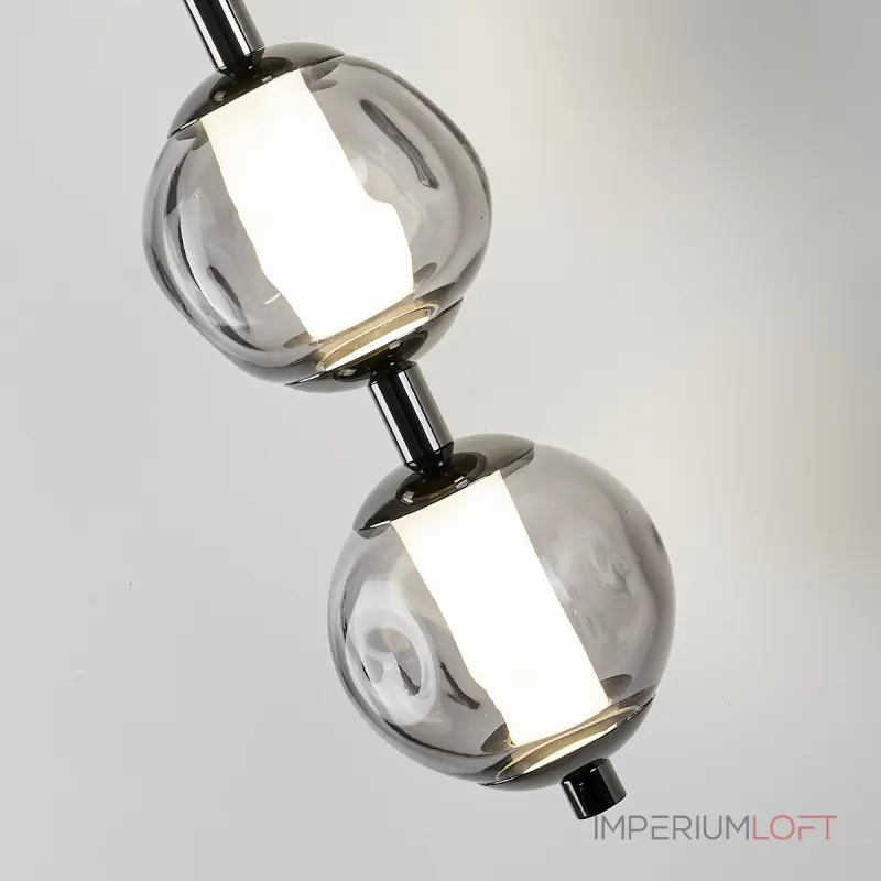 Настенный светильник Delight Collection OB2437 pearl black/smoke от ImperiumLoft