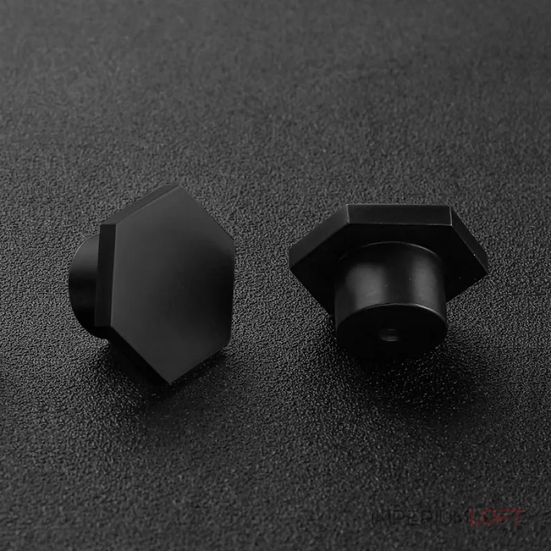 Ручка-кнопка Delight Collection HK005 HK005 black от ImperiumLoft Ручка-кнопка Delight Collection HK005 HK005 black от ImperiumLoft