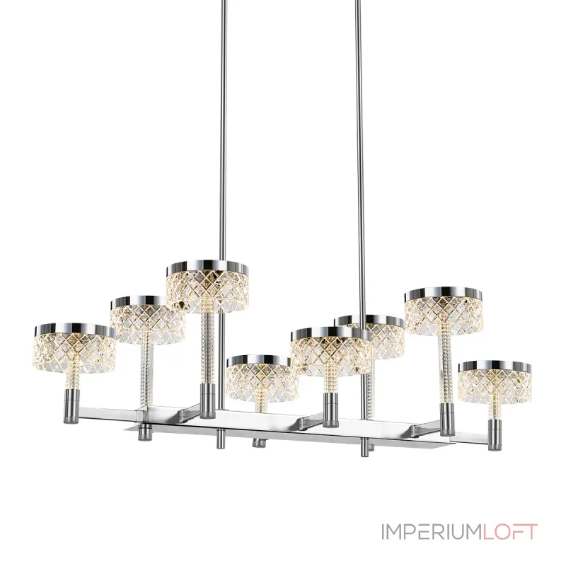 Люстра на штанге Delight Collection Diamond cut MD21020075-8B chrome