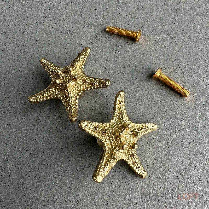 Ручка-кнопка Delight Collection MOS001 MOS006 brass от ImperiumLoft Ручка-кнопка Delight Collection MOS001 MOS006 brass от ImperiumLoft