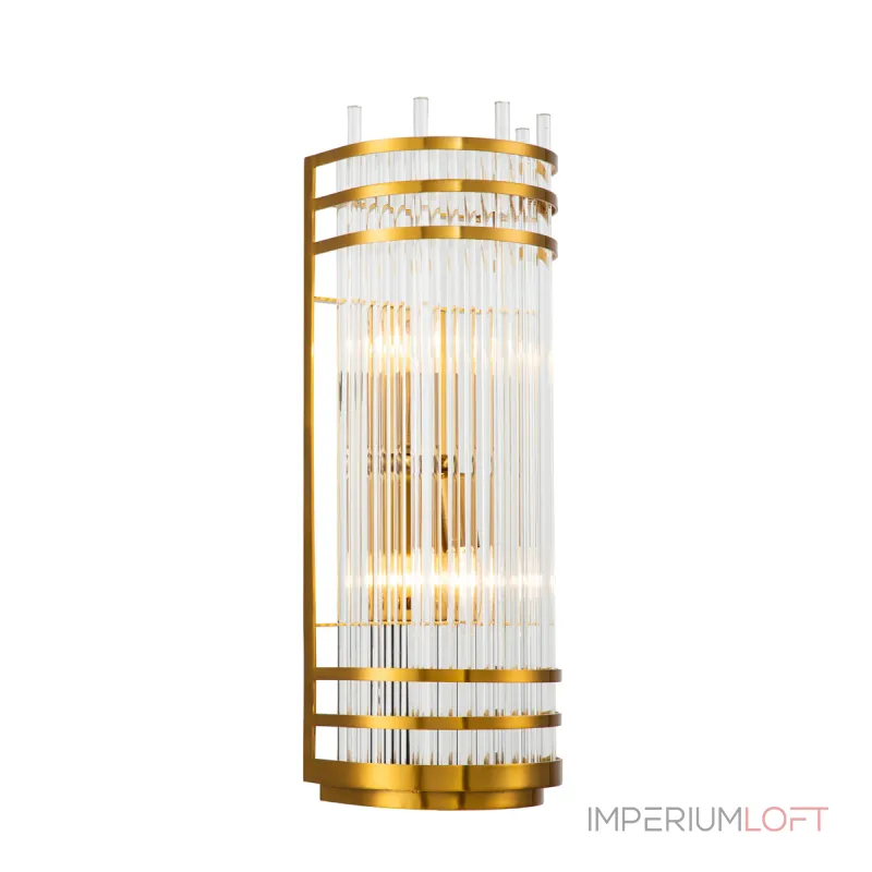 Настенный светильник Delight Collection Wall lamp KM1284W-2 brass от ImperiumLoft